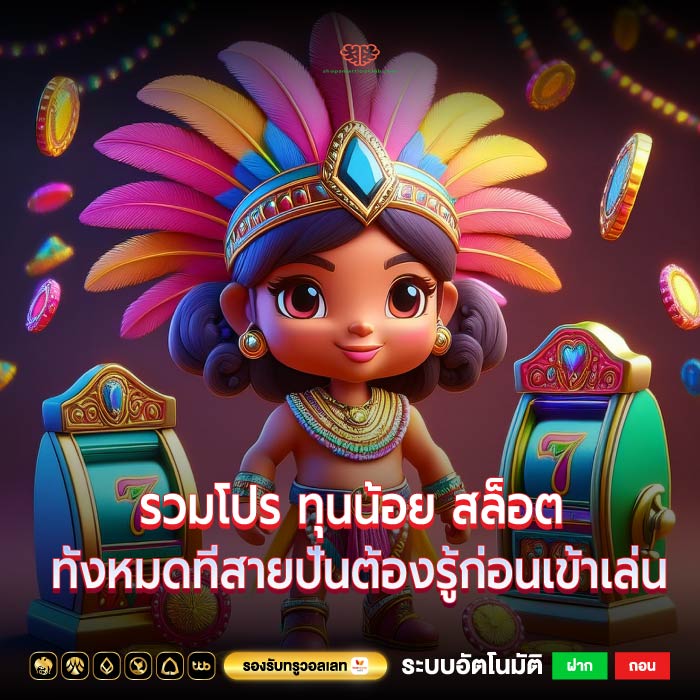 รวมโปร ทุนน้อย สล็อต ทั้งหมดที่สายปั่นต้องรู้ก่อนเข้าเล่น